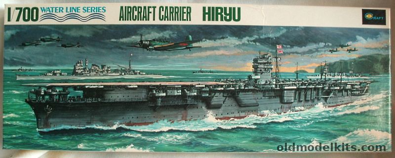 Minicraft 1/700 IJN Hiryu Aircraft Carrier  - (Hasegawa Molds), B-26-350 plastic model kit